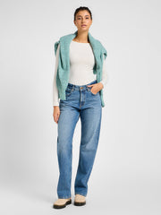 Damskie Spodnie Jeansowe Lee Rider Classic Eye Spy 112355261