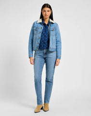 Damskie Spodnie Lee Rider Jeans Modern Mid 112341337