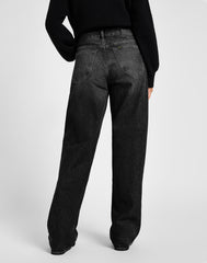 Damskie Spodnie Lee Rider Loose Charred Black 112355210