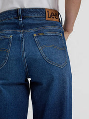 Damskie Spodnie Lee Rider Loose Navy Cast 112378933