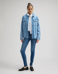DAMSKIE SPODNIE LEE SCARLETT HIGH BUDDY BLUE 112376763