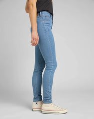 Damskie Spodnie Lee Scarlett High Clean Light 112328789