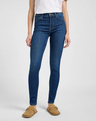 Damskie Spodnie Lee Scarlett High Ivy Wash 112363819
