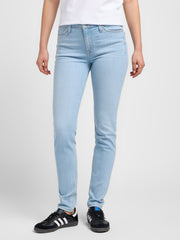 Damskie Spodnie Jeansowe Lee Scarlett High Stark Bleach 112353193