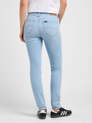 Damskie Spodnie Jeansowe Lee Scarlett High Stark Bleach 112353193