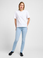 Damskie Spodnie Jeansowe Lee Scarlett High Stark Bleach 112353193