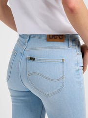 Damskie Spodnie Jeansowe Lee Scarlett High Stark Bleach 112353193