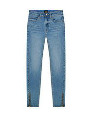 DAMSKIE SPODNIE LEE SCARLETT HIGH ZIP FALLING STONE 112376730