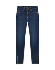 Damskie Spodnie Jeansowe Lee Scarlett High Zip Mid Clap 112376731