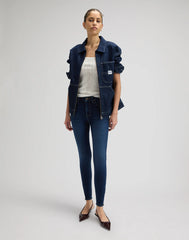 Damskie Spodnie Jeansowe Lee Scarlett High Zip Mid Clap 112376731