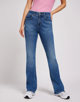 Damskie Spodnie Lee ULC Bootcut Indigo Facet 112350782