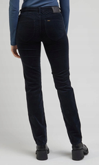 DAMSKIE SPODNIE MATERIAŁOWE LEE MARION STRAIGHT BLACK 112339086
