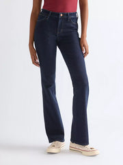 DAMSKIE SPODNIE WRANGLER BOOTCUT DARK RINSE 112378234