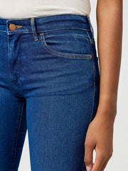 DAMSKIE SPODNIE WRANGLER BOOTCUT HEAVENLY BLUE 112364508