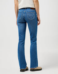 DAMSKIE SPODNIE WRANGLER BOOTCUT RAVEN 112334275