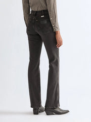 DAMSKIE SPODNIE WRANGLER BOOTCUT SULTRY BLACKOUT 112378530