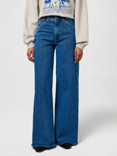 Damskie Spodnie Wrangler Canyon Gentle Sky 112371190