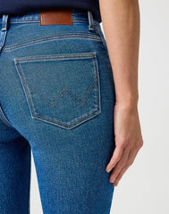 DAMSKIE SPODNIE WRANGLER HIGH SKINNY URBAN HAZE 112362302