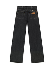 Damskie Spodnie Wrangler Loose Straight Black Sand 112371182