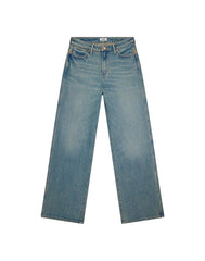 Damskie Spodnie Jeansowe Wrangler Loose Straight Marblestone 112378204