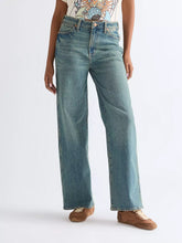 Damskie Spodnie Jeansowe Wrangler Loose Straight Marblestone 112378204