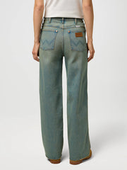 Damskie Spodnie Wrangler Loose Straight Silver Lake 112371183