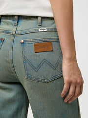 Damskie Spodnie Wrangler Loose Straight Silver Lake 112371183