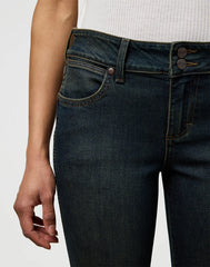 Damskie Spodnie Wrangler Low Rise Bold Boot Pioneer Town 112371208