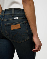 Damskie Spodnie Wrangler Low Rise Bold Boot Pioneer Town 112371208