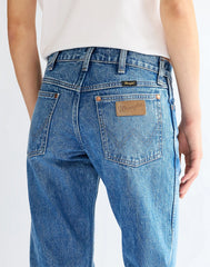 Damskie Spodnie Jeansowe Wrangler Low Rise Cowboy Jean Lasso Lagoo 112371112
