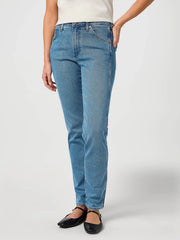 Damskie Spodnie Jeansowe Wrangler Piper Velvet Sky 112364511