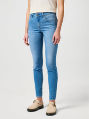 Damskie Spodnie Jeansowe Wrangler Skinny True Enough 112351061