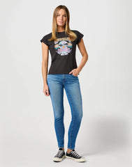 DAMSKIE SPODNIE WRANGLER SKINNY WHISPERING WAVES 112362298
