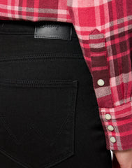 Damskie Spodnie Wrangler Slim Noir 112356560