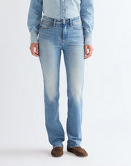 DAMSKIE SPODNIE WRANGLER STRAIGHT AMERICAN BLUE 112378174