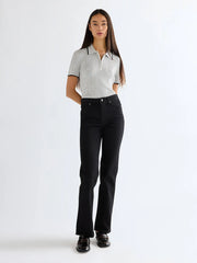 DAMSKIE SPODNIE WRANGLER STRAIGHT BLACK 112381069