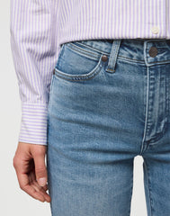 Damskie Spodnie Wrangler Straight Indigo Valley 112371169