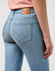 Damskie Spodnie Jeansowe Wrangler Straight Love Letters 112350946