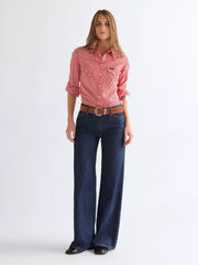 Damskie Spodnie Jeansowe Wrangler World Wide Denim Galaxy 112378172
