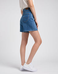 Damskie Szorty Jeansowe Lee Stella Short Ocean Wide 112351162