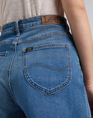 Damskie Szorty Jeansowe Lee Stella Short Ocean Wide 112351162