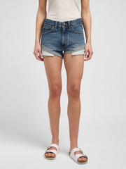 Damskie Szorty Lee Rider Short 2in Classic Indigo 112348989