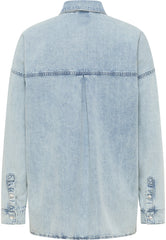 Damska Koszula Jeansowa Mustang Style Tacoma Shirt Denim Blue 1015250 5000 101