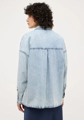 Damska Koszula Jeansowa Mustang Style Tacoma Shirt Denim Blue 1015250 5000 101