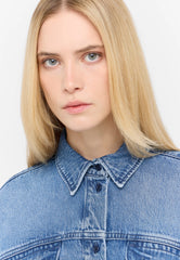 Damska Koszula Mustang Style Avilla Shirt Denim Blue 1015592 5000 401