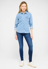 Damska Koszula Mustang Style Cody Denim Shirt Denim Blue 1016935 5000 400