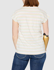 Damska Koszulka Lee Cap Sleeve Tee La Pink L41FJXNL 112108939