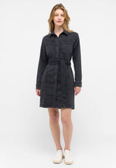 Damska Sukienka Mini Mustang Style Elmira Dress Denim Black 1015588 4000 802