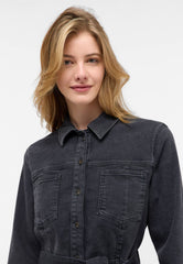 Damska Sukienka Mini Mustang Style Elmira Dress Denim Black 1015588 4000 802