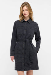 Damska Sukienka Mini Mustang Style Elmira Dress Denim Black 1015588 4000 802